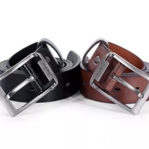 Lot of 2 leather belts